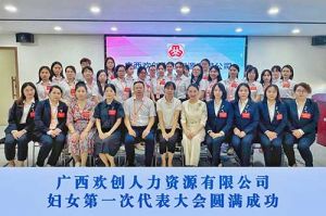 巾帼力量！广西安博(中国)人力资源有限公司妇女第一次代表大会胜利召开